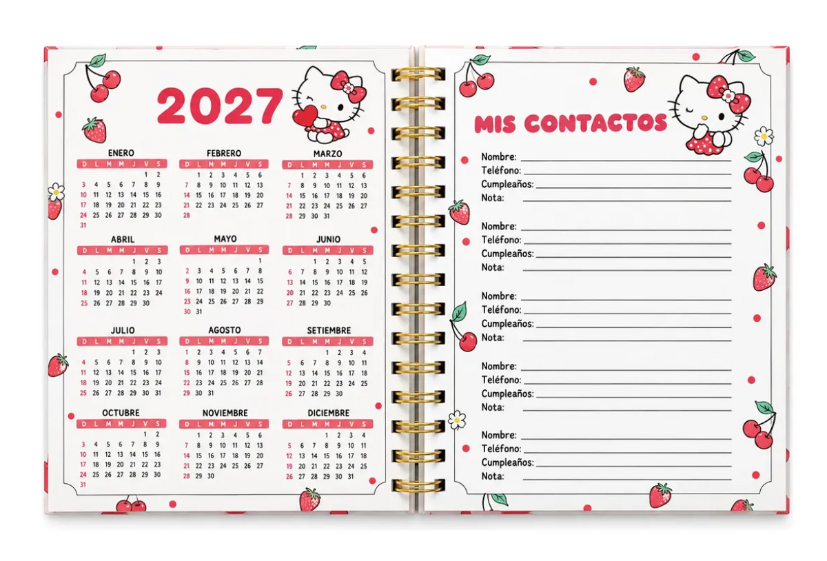 Agenda Hello Kitty 2027