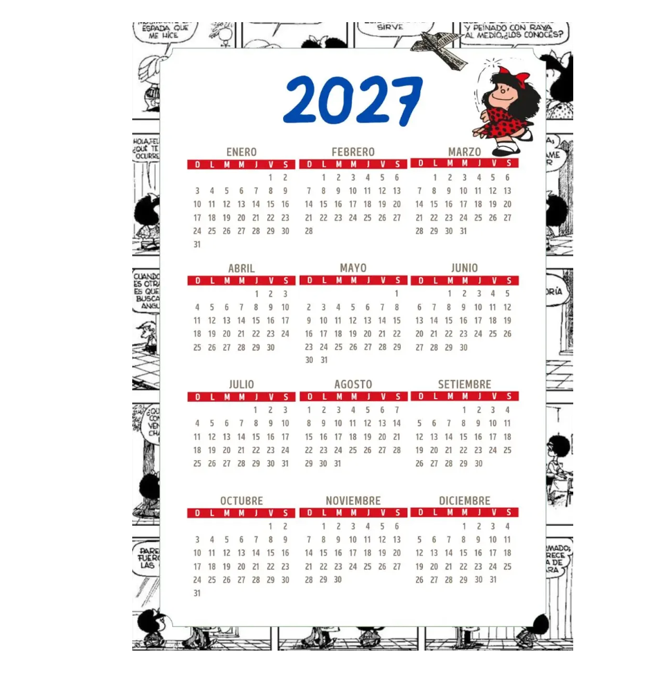 Agenda Mafalda 2027