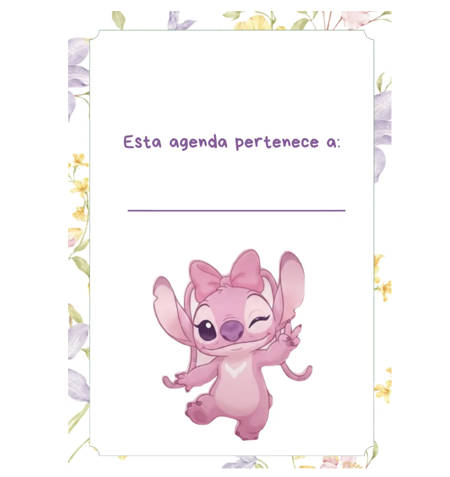 Agenda 2027 Stitch Angel Rosada