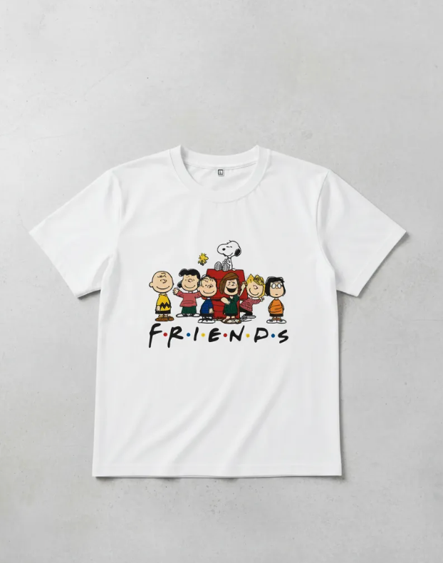Polo Estampado Snoopy Peanuts Friends Unisex S, M, L, Xl