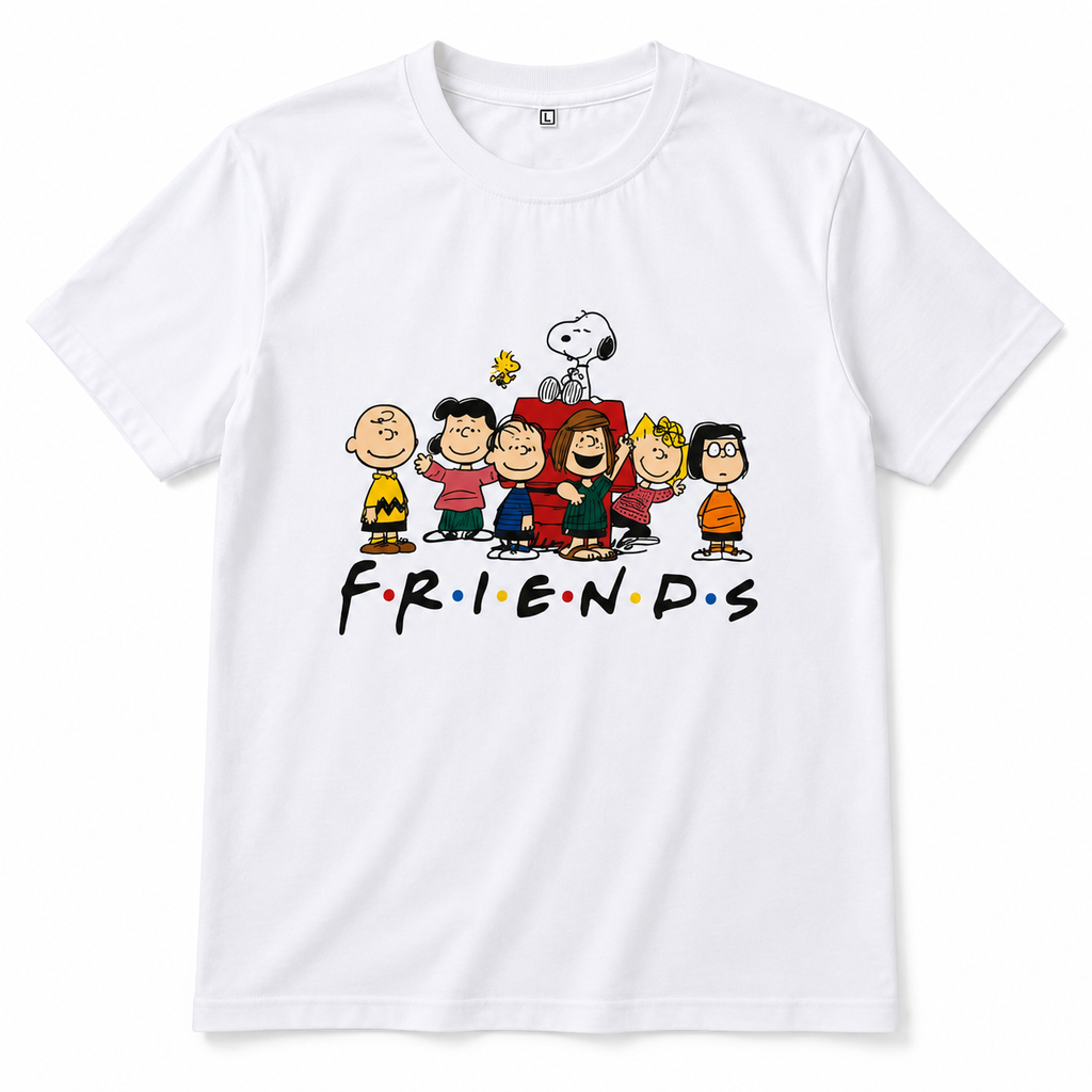 Polo Estampado Snoopy Peanuts Friends Unisex S, M, L, Xl