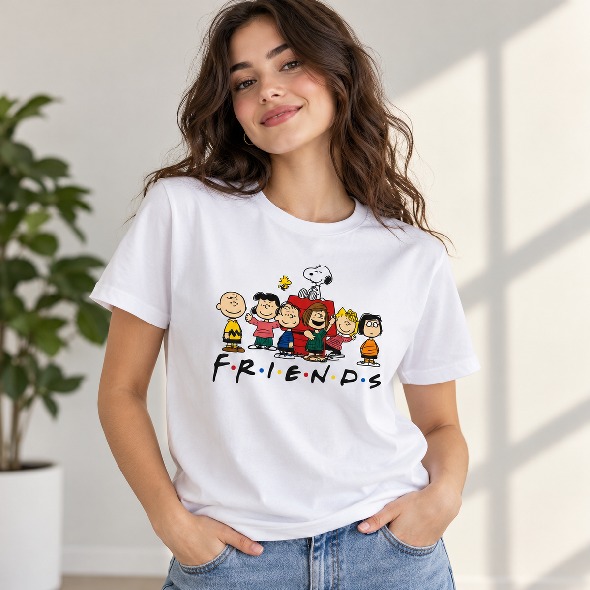 Polo Estampado Snoopy Peanuts Friends Unisex S, M, L, Xl