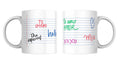 Taza Mensajera Personalizada Escribe Borra Y Vuelve A Crear