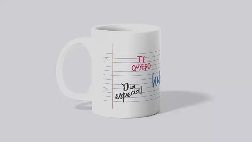 Taza Mensajera Personalizada Escribe Borra Y Vuelve A Crear